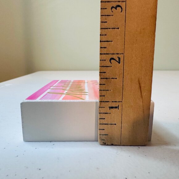 Choose Happy Inspirational Pink & Gold Block Sign Decoration Valentine's Day - Picture 4 of 9